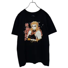 【鬼滅の刃】DAEMON SLAYER MUGEN TRAIN 無限列車編 煉獄杏寿郎 オフィシャル ムービー アニメTシャツ S-5926のサムネイル