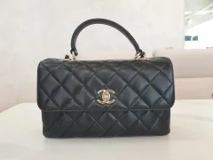 シャネル トレンディCC ラムスキン large ゴールド 24番台 A92237のサムネイル