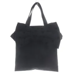 ミュゲ muguet ドットリボントートバッグ ハンドバッグ 黒 ブラックのサムネイル