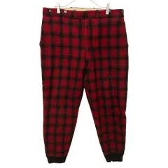 【Woolrich】 70's 白タグ VINTAGE バッファローチェック ウールハンティングパンツ 肉厚 S-884のサムネイル
