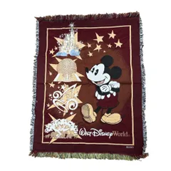 vintageラグ ブランケット マルチカバー タペストリー Disney ディズニー WDW シンデレラ城 エプコット マジック アニマルキングダム 2228のサムネイル