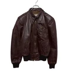 【Sears】 70s 本革 シングルレザーライダースジャケット S-2980のサムネイル
