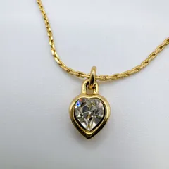 Christian Dior ディオール ヴィンテージ ハート ネックレス ゴールド系のサムネイル
