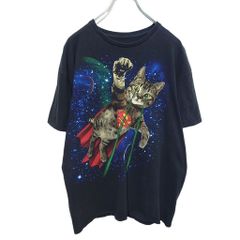スーパーマン キャット アニマル 猫Tシャツ S-1822