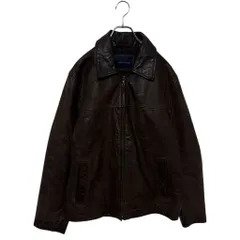 【TOMMY HILFIGER】 裏地チェック 中綿キルティングライナー 本革 レザージャケット ライダース バイカー レーシング ジェニュインレザー S-4064のサムネイル