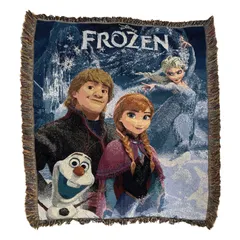 vintageラグ ブランケット マルチカバー タペストリー アナと雪の女王 ディズニー 映画 Rug Throw Blanket Disney 3045のサムネイル