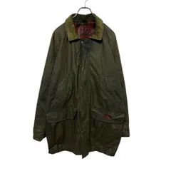 【WOOLRICH】 90s USA製 裏地チェック コーデュロイ襟ハンティングジャケット S-3396のサムネイル