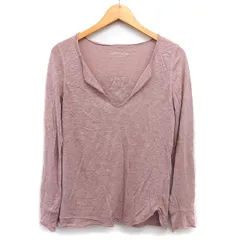 ザディグ エ ヴォルテール ZADIG & VOLTAIRE カットソー Tシャツ スカル柄 コットン 綿 透け感 長袖 M スモーキーピンク /NT28のサムネイル