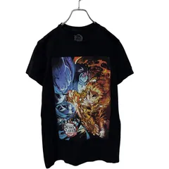 【鬼滅の刃】DAEMON SLAYER MUGEN TRAIN 無限列車編 煉獄杏寿郎 猗窩座 オフィシャル ムービー アニメTシャツ S-5925のサムネイル