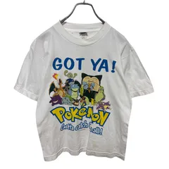 【POKEMON】 00s 2000 Snorlax Charizard Tee カビゴン リザードン カメックス ポケモンTシャツ S-6815のサムネイル