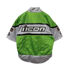 【ICON】 ビッグロゴ刺繍 モータースポーツ TARMAC JACKET S-3629のサムネイル