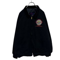 【King Louie】 90s USA製 中綿キルティングライナー 企業ロゴ刺繡 コーデュロイ襟 ダックジャケット MADE IN USA 90年代 ワーク 作業 アウトドア ストリート キャンバス S-4051