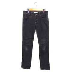 コムサイズム COMME CA ISM デニム ジーンズ ストレート コットン 綿 ローライズ ジップフライ M チャコールグレー /NT20のサムネイル