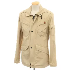【中古】デンハム DENHAM コットン フーデッド ミリタリージャケット ベージュ【サイズS】【メンズ】のサムネイル