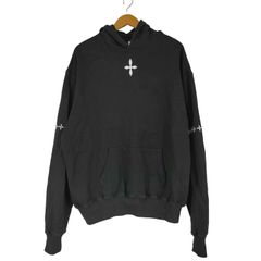 ユーズドフルギ USED古着 {{SMFK}} ロゴプリント クロップド プルオーバーパーカー メンズ JPN：2