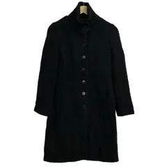 EMPORIOARMANI(エンポリオアルマーニ) コート サイズ40 M レディース美品  - W2L08T 黒 ニット/ウールのサムネイル