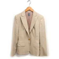 カルバンクラインシーケー Calvin Klein C.K 国内正規品 ウール テーラード ジャケット 総裏地 無地 アウター 6 ベージュ /NT19のサムネイル