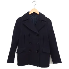 ドレステリア DRESSTERIOR ピーコート Pコート ダブル ショート丈 ウール 総裏地 36 チャコールグレー /NT17のサムネイル