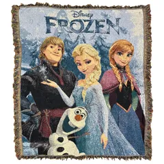 vintageラグ ブランケット マルチカバー タペストリー アナと雪の女王 ディズニー 映画 Rug Throw Blanket Disney 2683のサムネイル