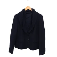 コムサデモード COMME CA DU MODE ショールカラー ジャケット シングル ウール混 11 ブラック 黒 /FTのサムネイル