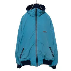 【Eddie Bauer】 80's USA製 黒タグ VINTAGE ワンポイントロゴ刺繍 ウォームアップジャケット S-856のサムネイル