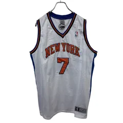【Majestic】 NBA New York Knicks Basketball Shirts ニューヨークニックス ゲームシャツ S-5284のサムネイル