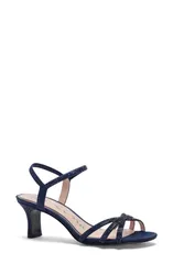 ニナ レディース シューズ ヒール サンダル アンクル Nina Benardankle Strap Sandal New Navy ネイビーのサムネイル