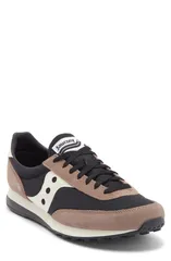 サッカニー レディース シューズ スニーカー Saucony Gender Inclusive Trainer 80 Sneaker Black Tan ブラックのサムネイル