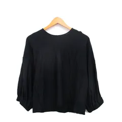 サクラ SACRA カットソー Tシャツ 長袖 シンプル 38 ネイビー 紺 /KT27のサムネイル