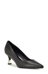 ナインウェスト レディース シューズ ヒール Nine West Ariella Pointed Toe Kitten Heel Pump Black ブラックのサムネイル