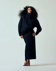 エイソス レディース アウター ジャケット・ブルゾン デニム ASOS DESIGN denim oversized funnel jacket indigo part of a set Indigoのサムネイル
