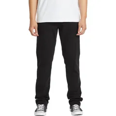 ボルコム メンズ ボトムス デニムパンツ Volcom Vorta Denim Pant Mens Black Out ブラックのサムネイル