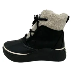 SOREL(ソレル) ショートブーツ 23 レディース美品  - 黒×アイボリー インソール取外し可のサムネイル