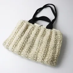 ムーニュ MUUN ざっくり編み ニット2way トートバッグ■アイボリー ショルダーバッグ ハンドバッグ【2400015091389】のサムネイル
