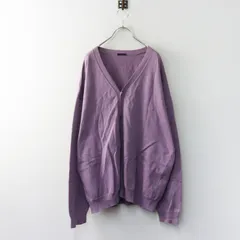 リノ LENO COTTON KNIT CARDIGAN コットンニットカーディガン 2■パープル系 Vネック 長袖 羽織り【2400015091440】のサムネイル