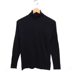 アーバンリサーチ サニーレーベル URBAN RESEARCH Sonny Label リブ ニット カットソー メロウ 長袖 ハイネック 無地 コットン 綿 F ブラック 黒 /FT4のサムネイル