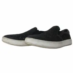 ディオールオム Dior HOMME B06 グリッタースリッポン スニーカー 42 黒 ブラック IBO102のサムネイル