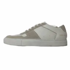 コモンプロジェクト COMMON PROJECTS Bball Low スニーカー グレインレザー スエード切替 40 白 ホワイトのサムネイル