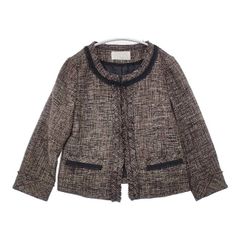 D221847 bulle de savon ノーカラーデニムジャケット - メルカリ