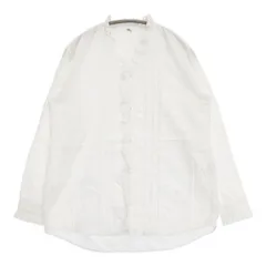 45R/45rpm ピンタック フリル ブラウス シャツ ホワイト レディース フォーティーファイブアールピーエム【中古】6-0718M∞のサムネイル
