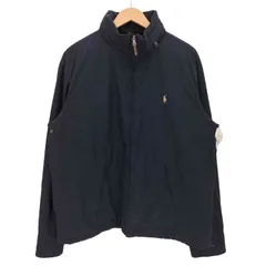 ポロラルフローレン POLO RALPH LAUREN 現行タグ ポ二ー刺繍 裏地フリース パッカブル ブルゾン 裾ドローコード メンズ import：XL のサムネイル