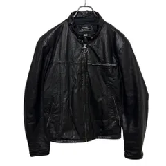 【Sears】 80s 本革 レザー シングルライダースジャケット S-2971のサムネイル