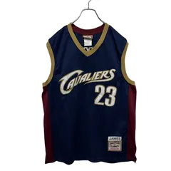 【Mitchell&Ness】 NBA Cleveland Cavaliers Basketball Shirts キャバリアーズ ゲームシャツ S-5227のサムネイル
