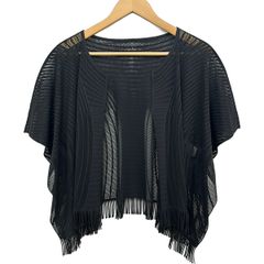 PLEATS PLEASE(プリーツプリーズ) カーディガン サイズ3 L レディース美品 - PP72LO952 黒 ISSEY MIYAKE/プリーツ