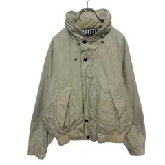 【NAUTICA】 90s Lowercase Tag Lining Stripe Jacket フード収納 裏地ストライプジャケット S-4263のサムネイル