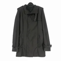 5351プールオム 5351 POUR LES HOMMES ベルト付き レザーパイピング トレンチコート ジャケット 長袖 3 ブラウン 茶 02200015のサムネイル