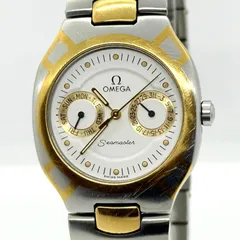 OMEGA オメガ シーマスター ポラリス 396.1022 396.1222 ホワイト QZ メンズ 腕時計 訳ありのサムネイル