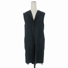 ソブ sov. ダブスタ ロングベスト ノースリーブジャケット 36 ネイビー 紺 3506062 Cのサムネイル