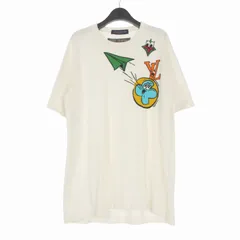 ルイヴィトン LOUIS VUITTON 23SS モノグラム コミックス インターシャニット 半袖 XL ホワイト 白 RM231 HA0 HON97W 国内正規のサムネイル