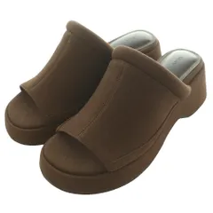 アメリヴィンテージ Ameri VINTAGE 26SS プランプ ライン スエード ウェッジ サンダル PLUMP LINE SUEDE WEDGE SANDAL M 茶 ブラウン 0126112410990 /SS ■OSのサムネイル